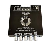Schwamm - HT21 2G HIFI Bluetooth 2.1 canales de potencia de audio estéreo, caja de graves tarjeta amplificador 160 Wx2 + 220 W treble Bass TDA7498E B
