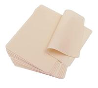 Schwamm Pieles de PráCtica de Tatuaje en Blanco de Silicona - 10 Piezas PráCtica de Piel de Tatuaje Lados Dobles 8X6 Pulgada PráCtica de Tatuaje de Piel y Cejas
