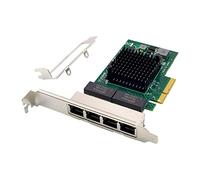 Schwamm Tarjeta de Red de Servidor PCI-E X4 BCM5719 Adaptador de Servidor Gigabit Ethernet RJ45 de 4 Puertos Adaptador de Tarjeta de Red PCI-E
