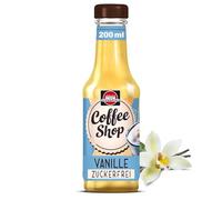 Schwartau Coffee Shop - Jarabe de vainilla sin azúcar, calidad barista, sabor natural sin colorantes, 200 ml