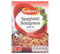 Schwartz Espaguetis Boloñesa Receta Mix 40g Caja de 8