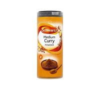 Schwartz Medio Curry Tambor 90G - Paquete de 4