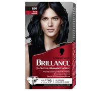 Schwarzkopf Brillance - Coloración permanente, colección Éclat de Nuit, color negro azulado 891