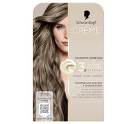 Schwarzkopf - Coloración permanente - Creme Supreme - Resultado color uniforme - Coloración crema para el cuidado - Bonding - Pre-serum y máscara de cuidado - Cobertura 100% cabello blanco - 7-16
