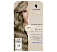 Schwarzkopf - Coloración permanente - Creme Supreme - Resultado color uniforme - Coloración crema para el cuidado - Bonding - Pre-serum y máscara de cuidado - Cobertura 100% cabello blanco - 8-16