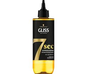 Schwarzkopf Gliss 7 Sec Express Repair Oil Nutritive, 200 ml, 6,76 fl oz Pack de 3