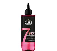 Schwarzkopf Gliss 7 Seconds Express - Tratamiento reparador capilar, color perfector, mascarilla instantánea para cabello teñido y con mechas, 200 ml (paquete de 1)