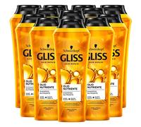 Schwarzkopf Gliss Hair Repair - 12 botes de 250 ml para cabello quebradizo y quebradizo, 12 botes de 250 ml