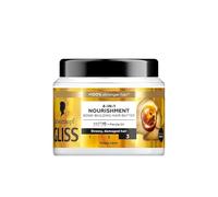 Schwarzkopf Gliss Kur 4 en 1 Nourishment Bond-Building Hair Mantequilla - 400 ml - Tratamiento intensivo para el cabello dañado