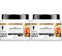 Schwarzkopf Gliss Mascarilla Total Repair para cabello seco, 400 ml, Gama reparación (Paquete de 2)