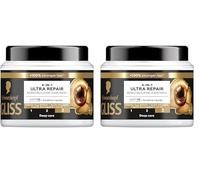 Schwarzkopf Gliss Mascarilla Ultimate Repair, 400 ml, para cabello muy dañado, Gama ultra reparación (Paquete de 2)