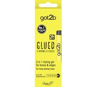 Schwarzkopf got2b gel de pegado para colocar bordes y peinar cejas, 2 en 1, sujeción de 72 horas, sin residuos blancos o adherencia, vegano, sin silicona, sin alcohol, 16 ml