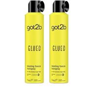 Schwarzkopf Got2b Glued Blasting Freeze, Laca Fijación Extrema, 300 ml (Paquete de 2)