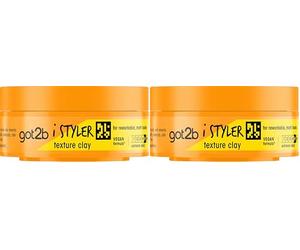 Schwarzkopf got2b iStylers Texture Clay 75 ml (Paquete de 2)