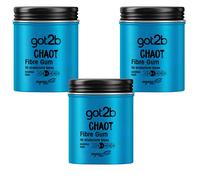 got2b Chaot Fibre Gum Halt 3 (100 ml), cera para el cabello para hombres crea looks despeinados, pasta de pelo con agarre fuerte pero flexible para estilos individuales