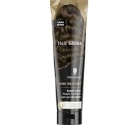 Schwarzkopf Hair Gloss Shine Treatment Cacao Brown - Tinte semipermanente para el cabello (150 ml), tratamiento temporal para el cuidado y coloración del cabello, contiene aceite de coco, mejora el