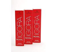 Schwarzkopf Igora Royal 10-1, 60 ml, 3-68, 3 unidades (3 x 60 ml).