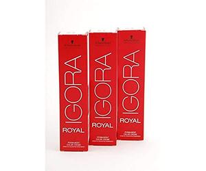 Schwarzkopf Igora Royal 10-1, 60 ml, 3-68, 3 unidades (3 x 60 ml).