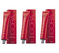 Schwarzkopf Igora Royal 7-0 Titen para el pelo, set de 3 x 60 ml