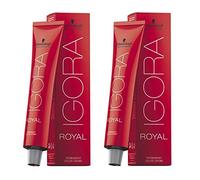 Schwarzkopf - Tinte Permanente Igora Royal 7-57 Rubio Medio Dorado Cobrizo 60 ml