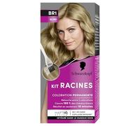 Schwarzkopf - Kit Racines - Coloration Racines Permanente - Blond BR1 | coloración permanente, color cabello, rubio, raíces, cubre cabello blanco, cuidado nutritivo, retoque en 10 minutos
