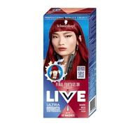 Schwarzkopf LIVE 026 Dark Red Semipermanent Hair Color Pack of 3
