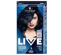 Schwarzkopf LIVE 090 Cosmic Blue Permanent Hair Color, Pack of 2, 143 ml