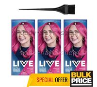 Schwarzkopf LIVE 093 Shocking Pink Intense Semi-Permanent Hair Color Paquete ...