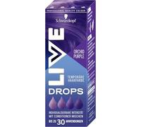 Schwarzkopf Live Color Drops Orchid Purple (30 ml), gotas dosificables de color para un look personalizado, tinte para mezclar con el acondicionador, coloración temporal dura hasta 12 lavados