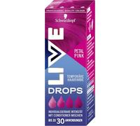 Schwarzkopf Live Color Drops Petal Pink (30 ml), gotas dosificables de color para un look personalizado, tinte para mezclar con el acondicionador, coloración temporal dura hasta 12 lavados
