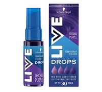 Schwarzkopf LIVE Color Drops Vegan Semipermanente Lila Tinte para el cabello de 2 a 12 lavados, duradero, 30 ml