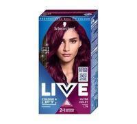 Schwarzkopf LIVE Colour + Lift Ultra Violet Permanent Hair Dye L76, Pack of 2
