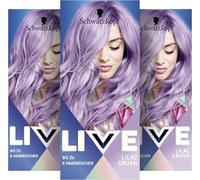 Schwarzkopf LIVE Pretty Pastels P120 - Tinte semipermanente para el cabello (3 x 142,5 ml), color morado