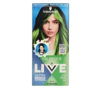 Schwarzkopf Live Ultra Brights 024 - Tinte semipermanente para el cabello, color verde vivo, paquete de 3