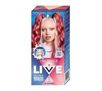 Schwarzkopf LIVE Ultra Brights 025 Dusty Rose Semi-Permanent Hair Dye, Pink Pastel Hair Colour with Conditioner, Vegan Formula, Up to 15 Washes, For Bleached Blonde and Light Blonde Hair Pack of 3