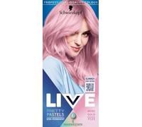 Schwarzkopf Live Ultra Brights P123 Rose Gold Semi-Permanente Hair Colour Cream Kit with Care Acondicioner and Gloves for Pastel DIY Hair Makeover, Vegan Formula for Light Blonde Hair