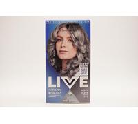Schwarzkopf LIVE Urban Metallics, Tinte Permanente Para El Cabello Plateado Polvoriento U72, Larga Duración, Impregnado Con Aceite de Coco Para Cabello Brillante