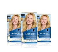 Schwarzkopf Nordic Blonde L1 Aclarante Intensivo - Coloración Permanente Sin Amoníaco - Aclara Hasta 7 Tonos - Con Aceite Activador&Omegaplex - Pack de 3