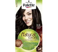 Schwarzkopf - Paleta natural Colors - Coloración permanente para cabello - Castaño oscuro 3.0 - Lote de 2