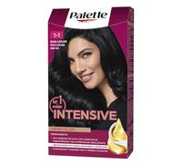 Schwarzkopf Palette Intensive Creme Color - Tono 1.1 cabello Negro Azulado - Coloración Permanente de Cuidado con Aceite de Marula - Óptima cobertura de canas - Color duradero hasta 8 semanas
