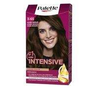 Schwarzkopf Palette Intensive Creme Color - Tono 3.65 cabello Castaño Chocolate - Coloración Permanente de Cuidado con Aceite de Marula - Óptima cobertura de canas - Color duradero hasta 8 semanas