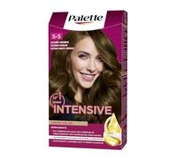 Schwarzkopf Palette Intensive Creme Color - Tono 5.5 cabello Castaño Luminoso - Coloración Permanente de Cuidado con Aceite de Marula - Óptima cobertura de canas - Color duradero hasta 8 semanas