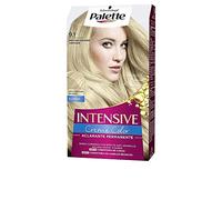 Schwarzkopf Palette Intensive Creme Color - Tono 9.1 cabello Rubio Claro Helado - Coloración Permanente de Cuidado con Aceite de Marula - Óptima cobertura de canas - Color duradero hasta 8 semanas