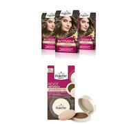 Schwarzkopf Palette Intensive, Tinte 6.1 cabello Rubio Oscuro Ceniza + Palette Compact Root Retouch Retoca Raíces polvo compacto - Rubio Oscuro - Cubre Canas 1 unidad