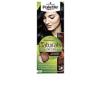 Schwarzkopf Palette Naturals Color Creme - Tono 1.1 cabello Negro Azulado - Coloración Permanente - Óptima cobertura de canas - Colores naturales