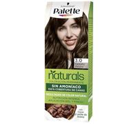 Schwarzkopf Palette Naturals Color Creme - Tono 3 cabello Castaño Oscuro - Coloración Permanente - Óptima cobertura de canas - Colores naturales