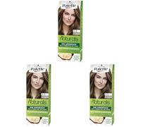 Schwarzkopf Palette Naturals Color Creme - Tono 5 cabello Castaño Claro - Coloración Permanente - Óptima cobertura de canas - Colores naturales (Paquete de 3)