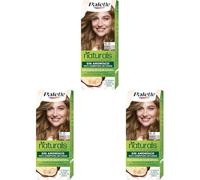 Schwarzkopf Palette Naturals Color Creme - Tono 6 cabello Rubio Oscuro - Coloración Permanente - Óptima cobertura de canas - Colores naturales (Paquete de 3)