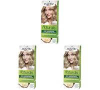 Schwarzkopf Palette Naturals Color Creme - Tono 8.1 cabello Rubio Claro Helado - Coloración Permanente - Óptima cobertura de canas - Colores naturales (Paquete de 3)