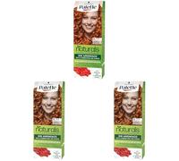 Schwarzkopf Palette Naturals Color Creme - Tono 8.77 cabello Cobrizo Intenso - Coloración Permanente - Óptima cobertura de canas - Colores naturales (Paquete de 3)